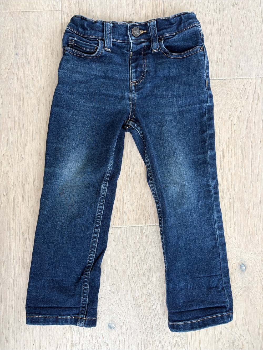 Primary Dark Wash Girls' Slim Jeans